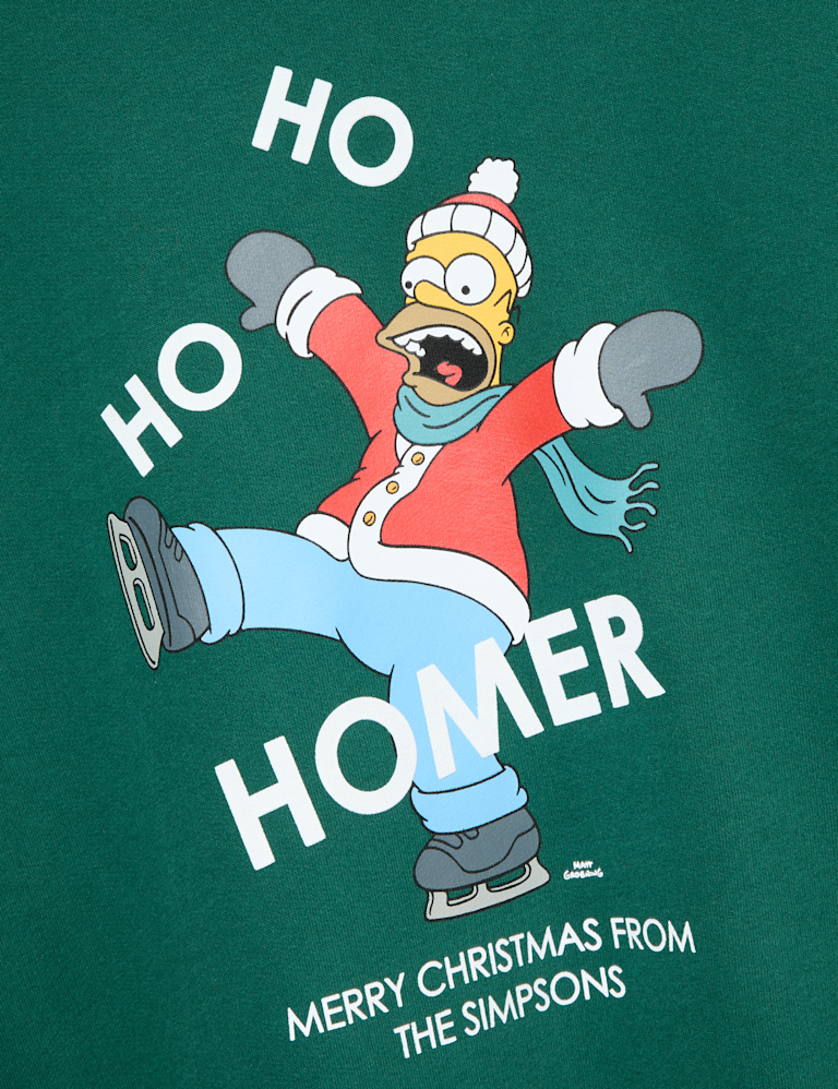 Cotton Rich The Simpsons™ Christmas Sweatshirt (6-16 Yrs)