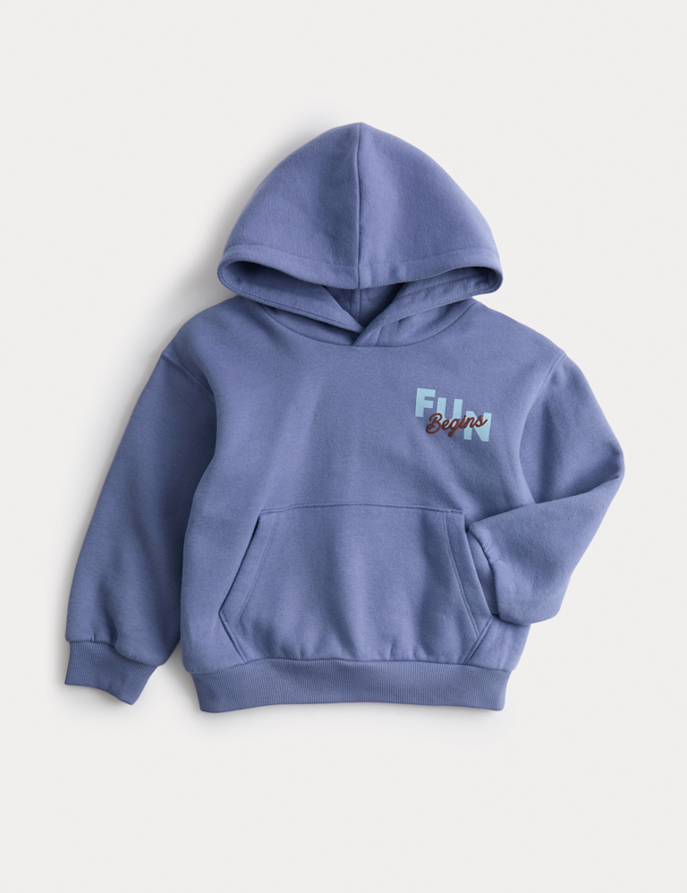 Cotton Rich Fun Begins Hoodie (2-8 Yrs)