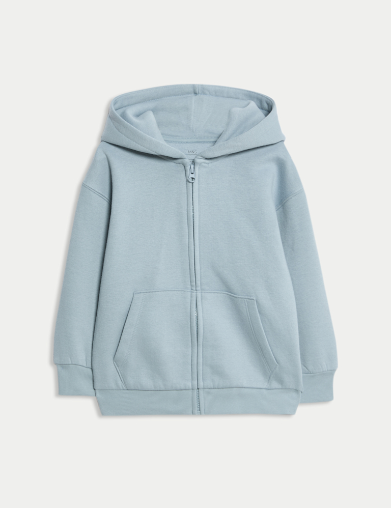 Cotton Rich Zip Hoodie (2-8 Yrs)