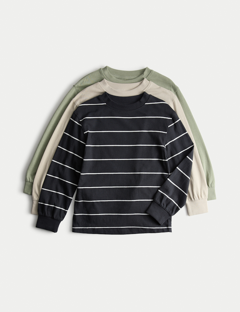 3 Pack Pure Cotton Tops (2-8 Yrs)