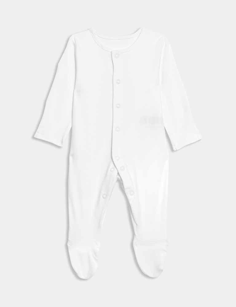 3 Pack Pure Cotton Sleepsuits (5lbs-3 Yrs)