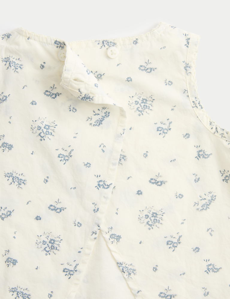 2 Piece Floral Outfit With Knickers (0-12 Mths)