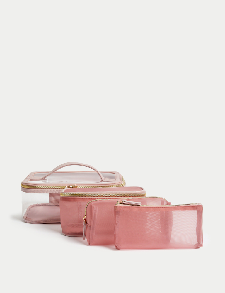 4 Piece Make Up Bag Set