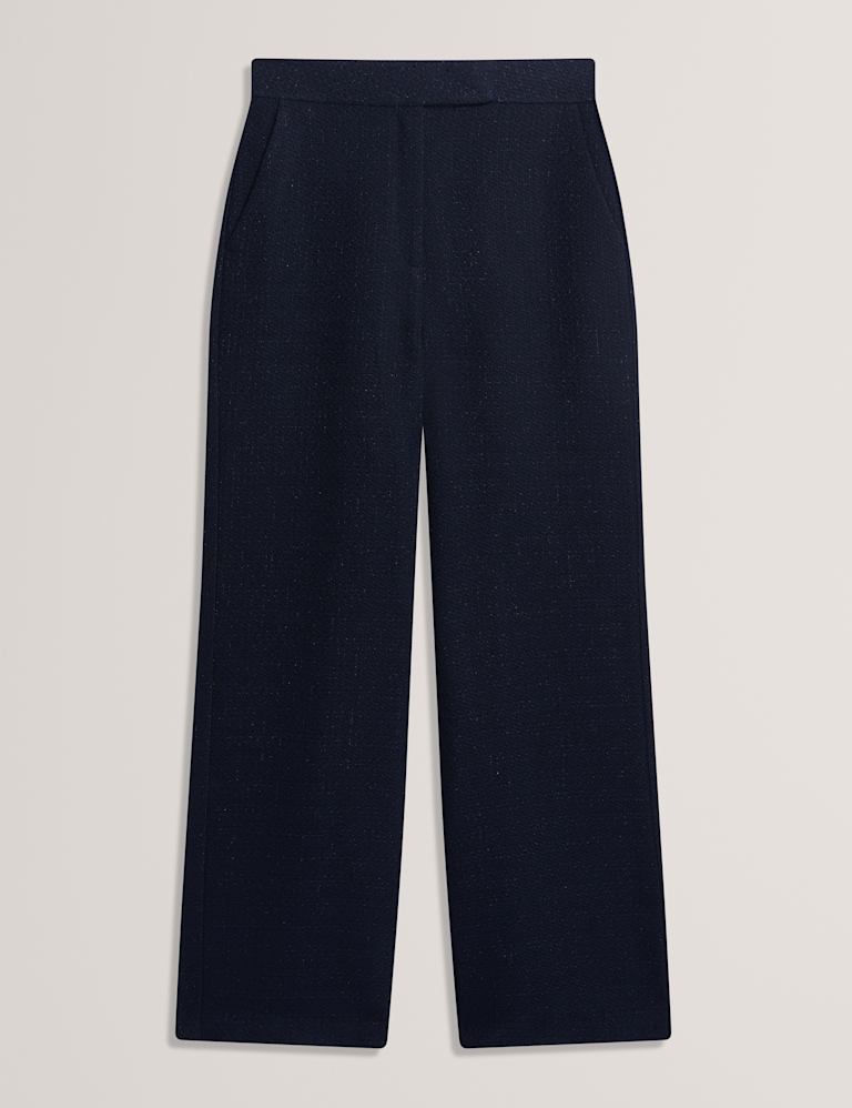 Ted Baker Boucle Tailored Straight Leg Trousers