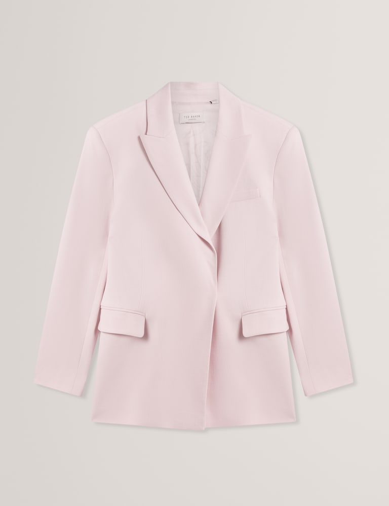 Ted Baker Relaxed Wrap Longline Blazer