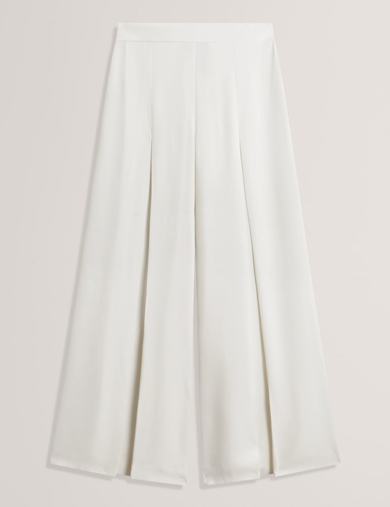 Ted Baker Pleat Front Wide Leg Trousers