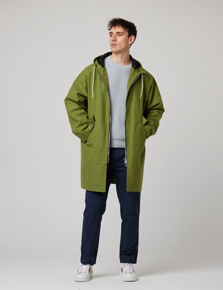 Peregrine Pure Cotton Hooded Raincoat