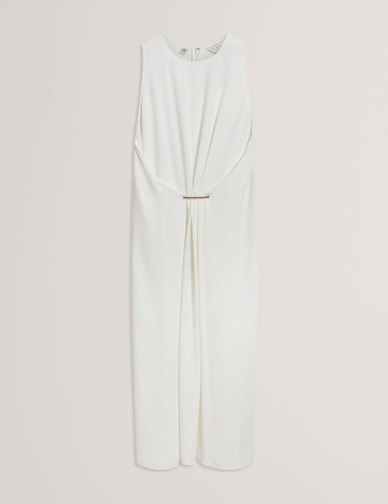 Ted Baker High Neck Bar Detail Midi Dress