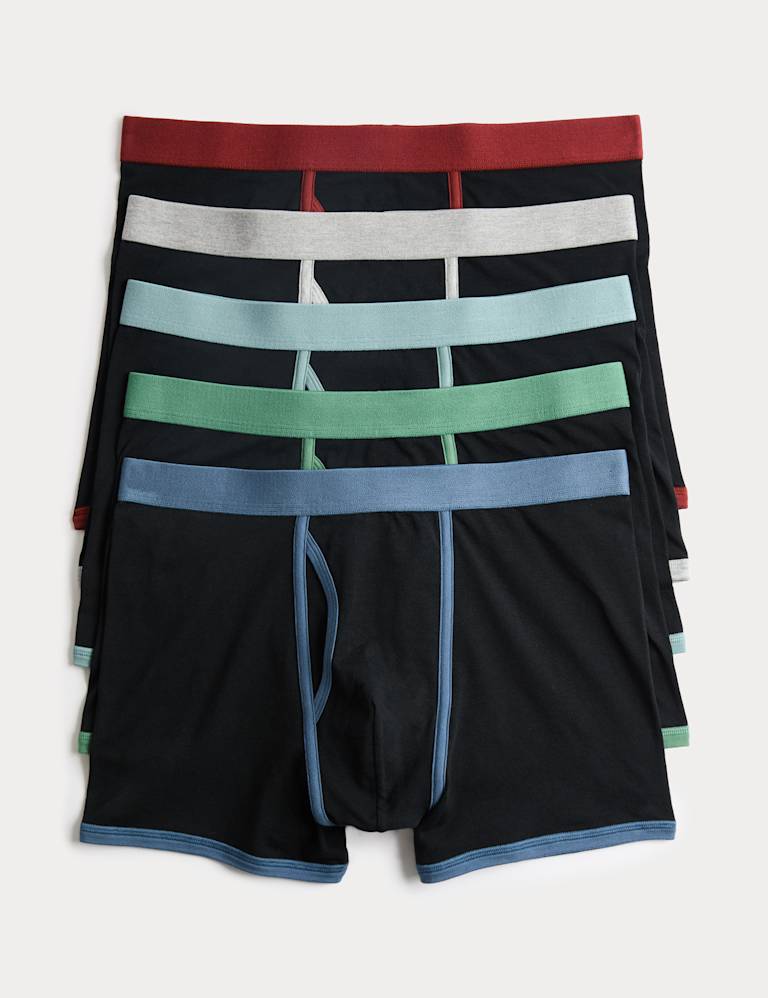 5 Pack Cotton Stretch Trunks