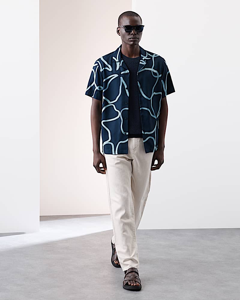 Regular Fit Floral Shirt M&S India men end of season sale