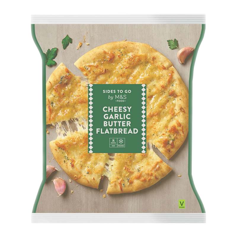 M&S Cheesy Garlic Butter Flatbread