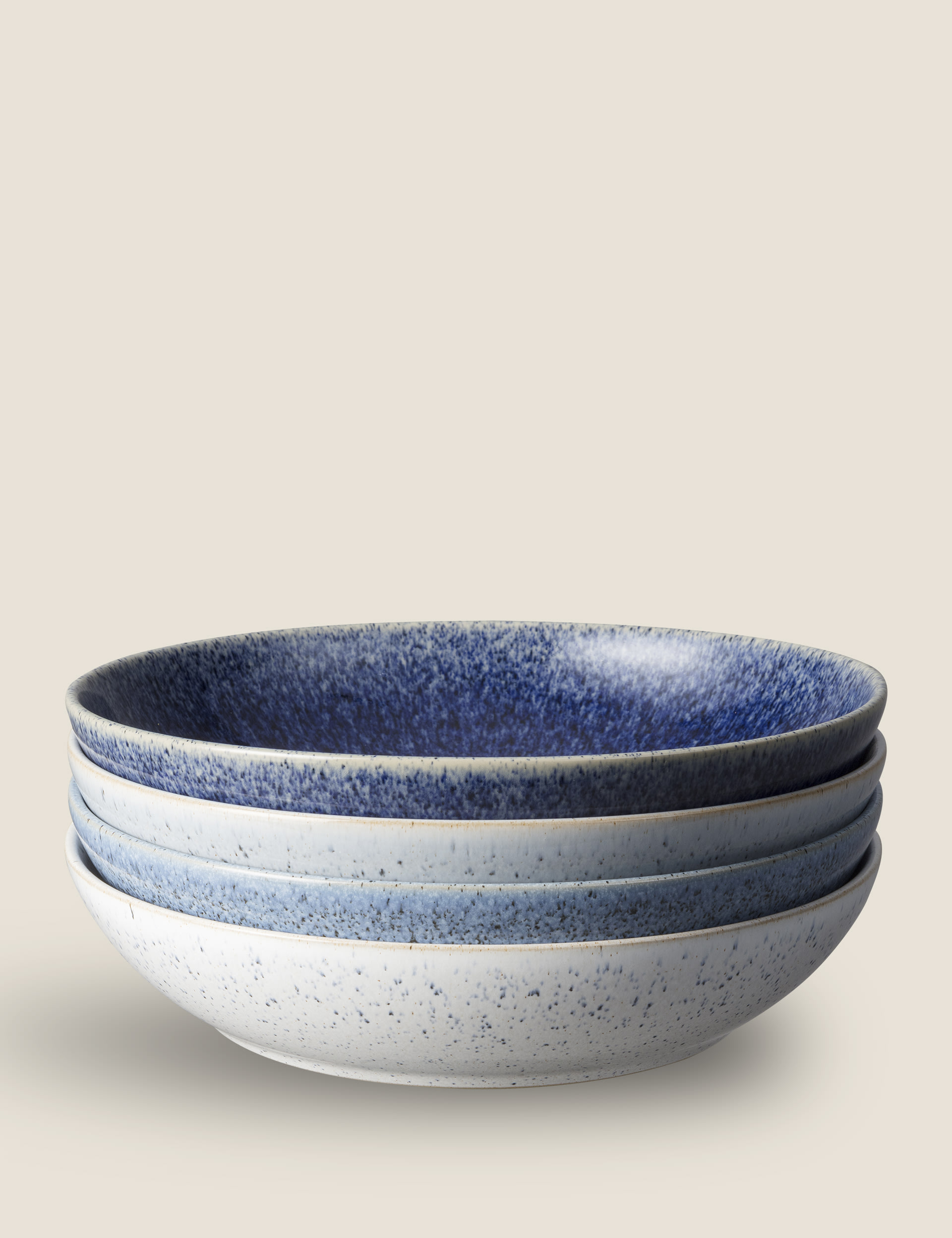 Set of 4 Studio Blue Pasta Bowls Denby M&S