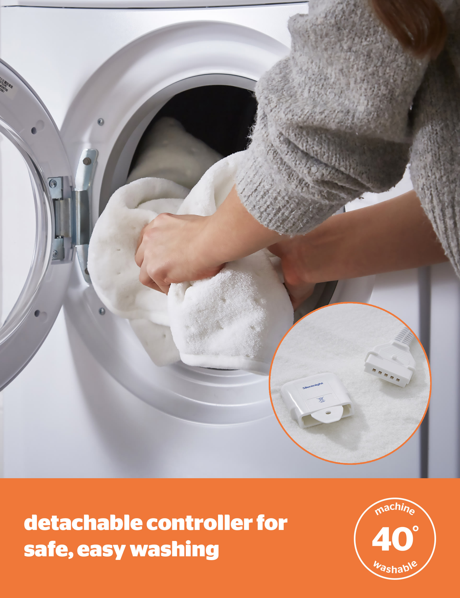 Yours & Mine Dual Control Electric Blanket Silentnight M&S