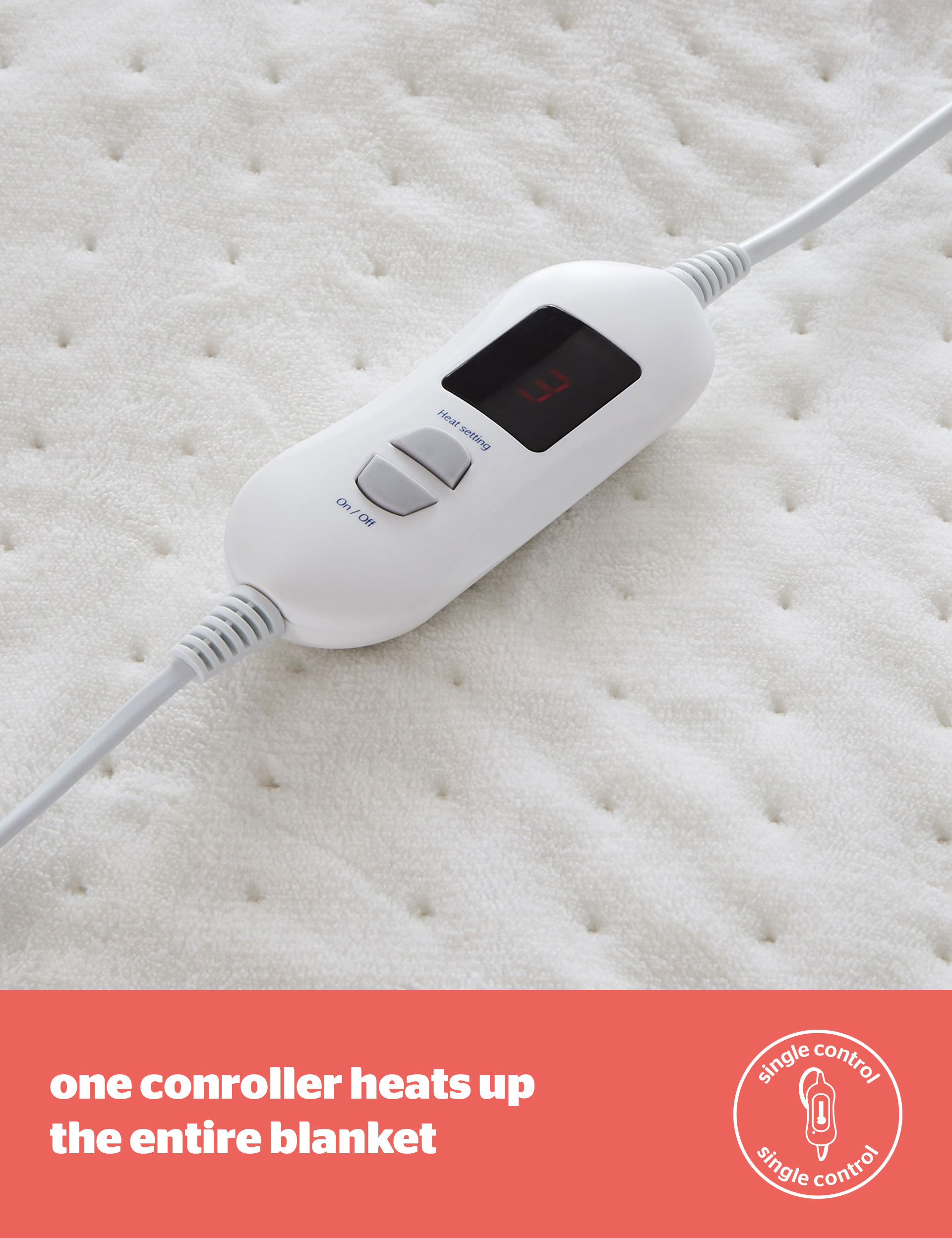 EasiHeat Microfleece Electric Blanket Silentnight M&S