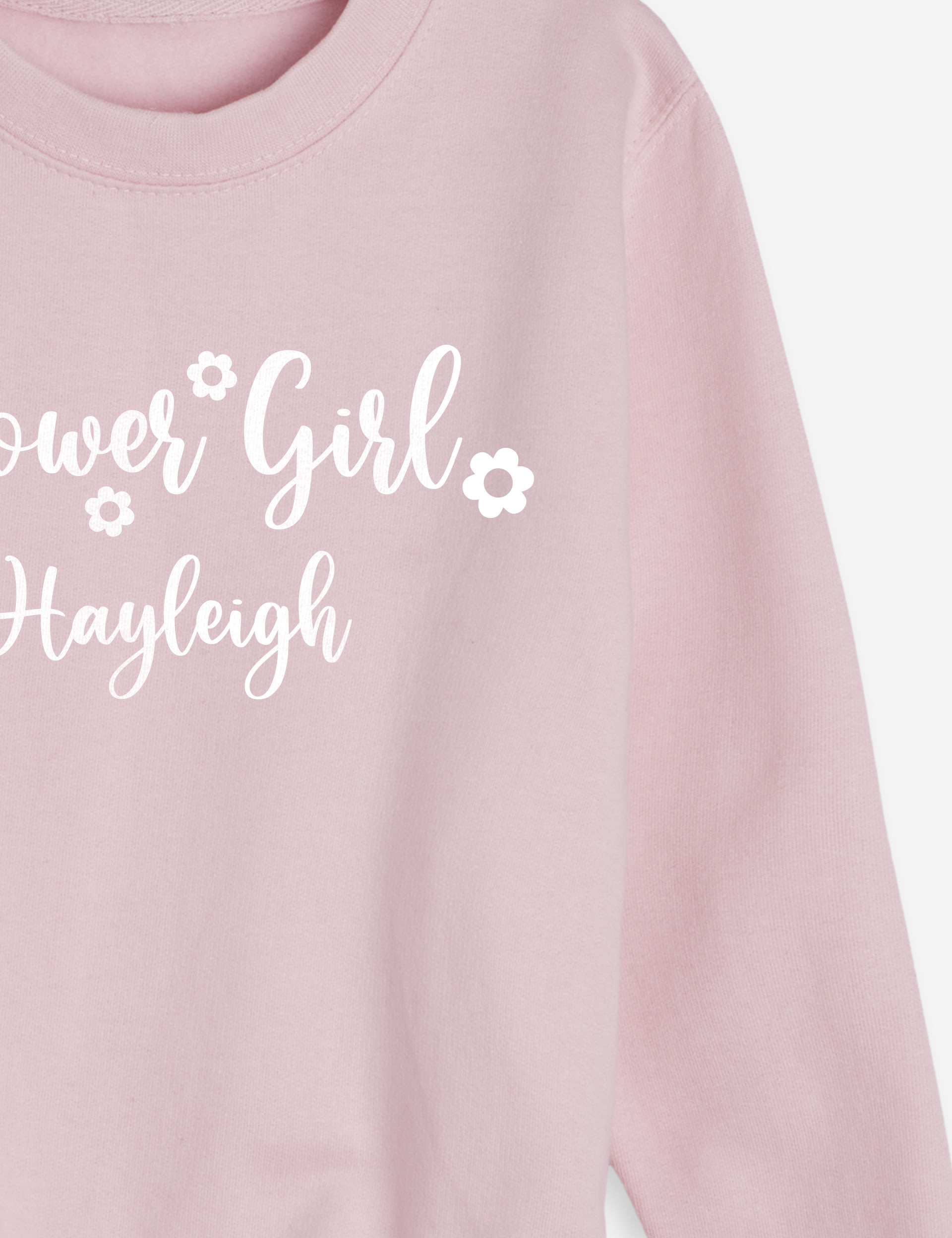 Personalised Kids Flower Girl Sweatshirt (3-11 Yrs) 3 of 3