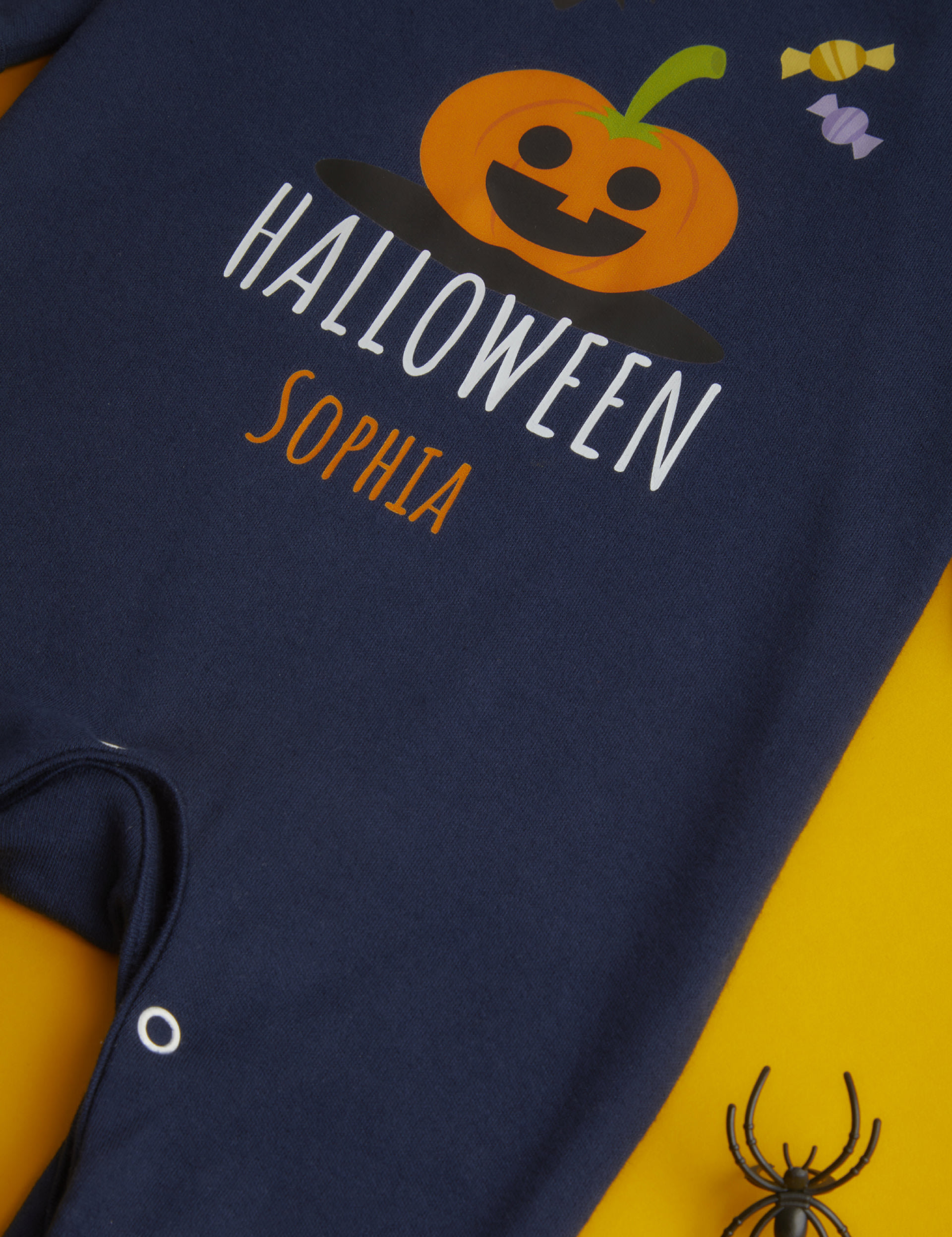 Personalised Pumpkin Babygrow 5 of 6