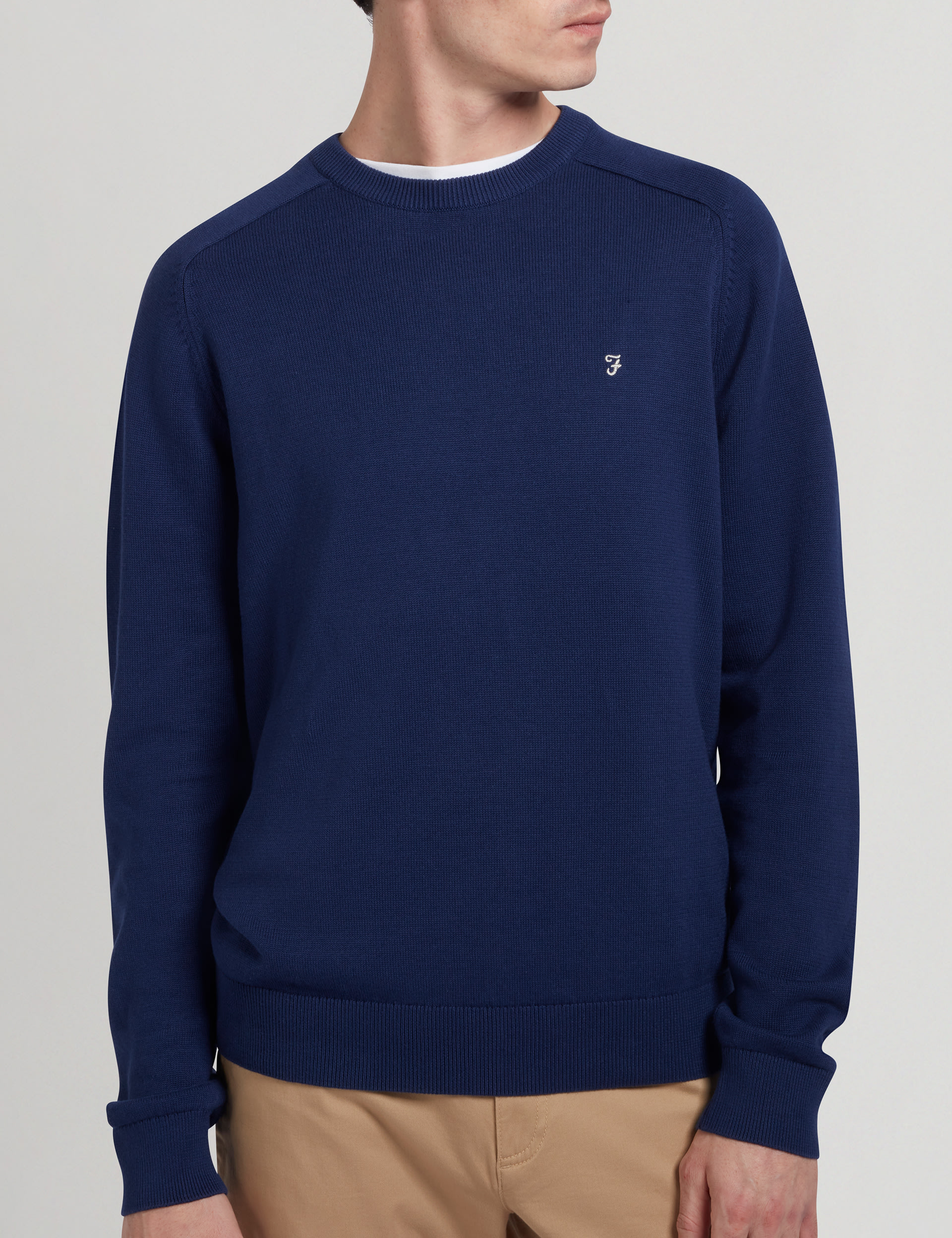 Organic Cotton Crew Neck Jumper 1 of 3