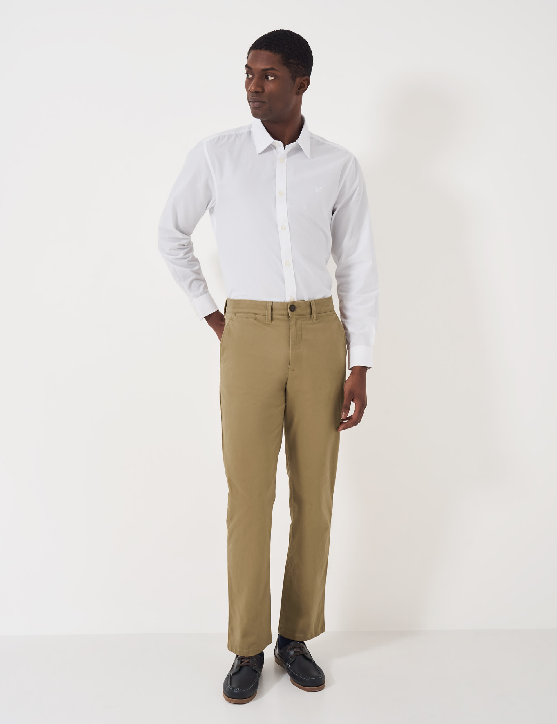 Straight Fit Chinos | Crew Clothing | M&S