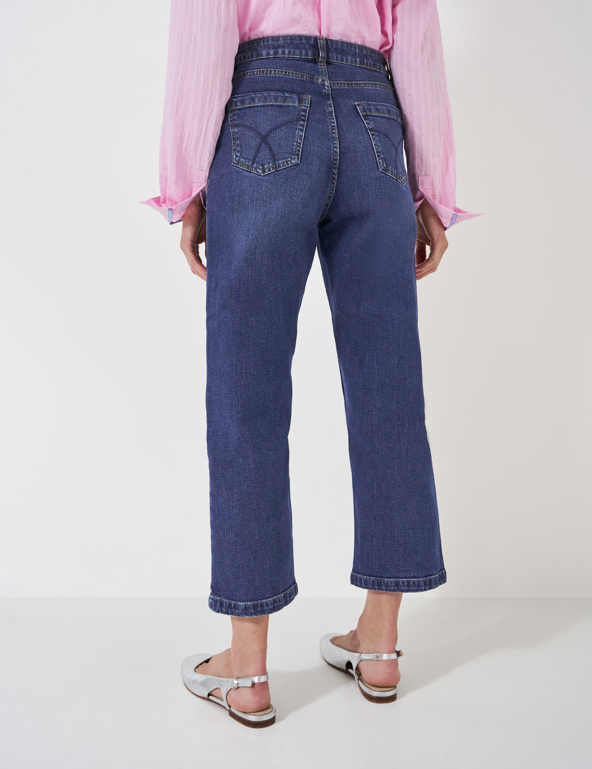 Straight Leg Cropped Jeans 4 of 5