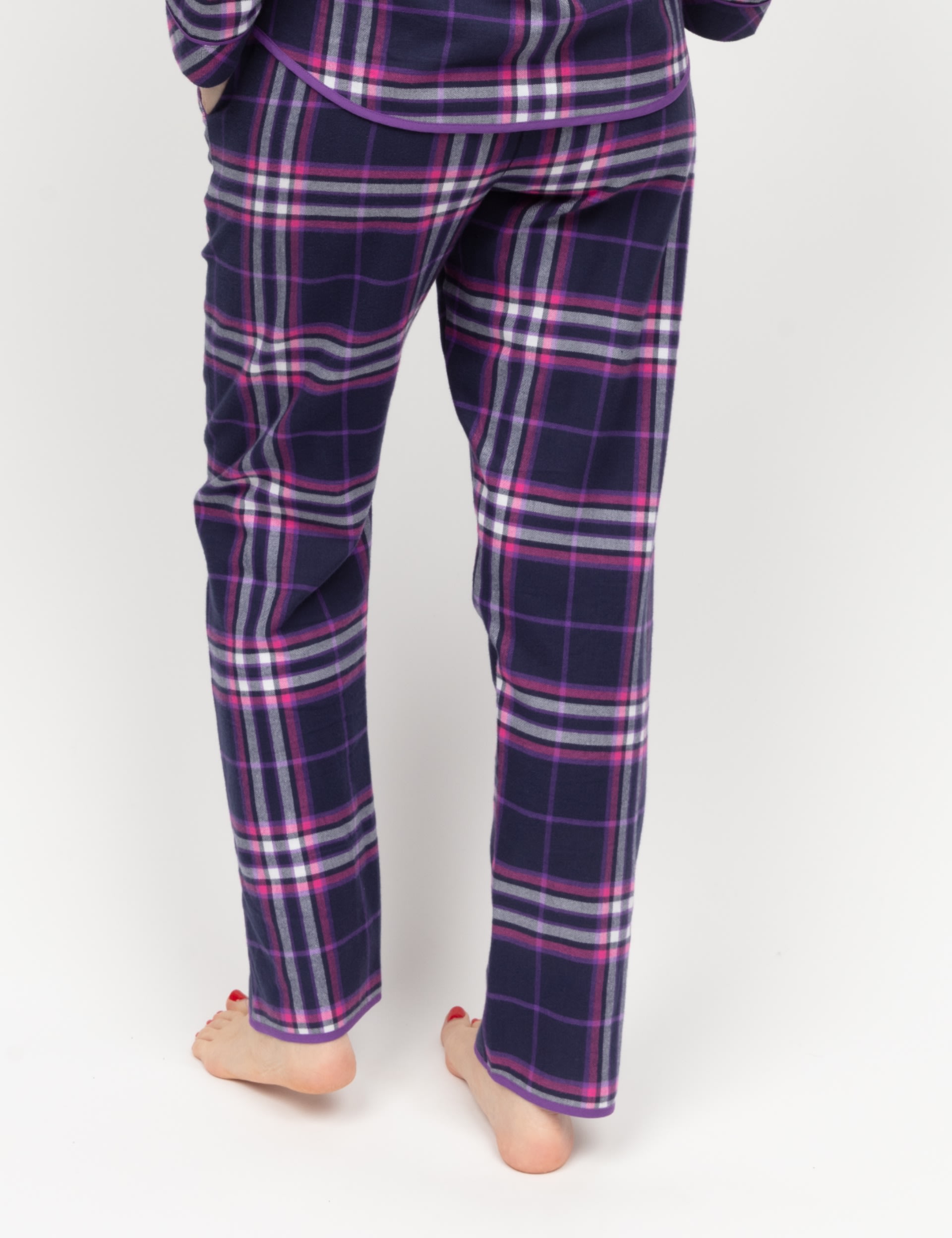 Pure Cotton Checked Pyjama Bottoms 4 of 4