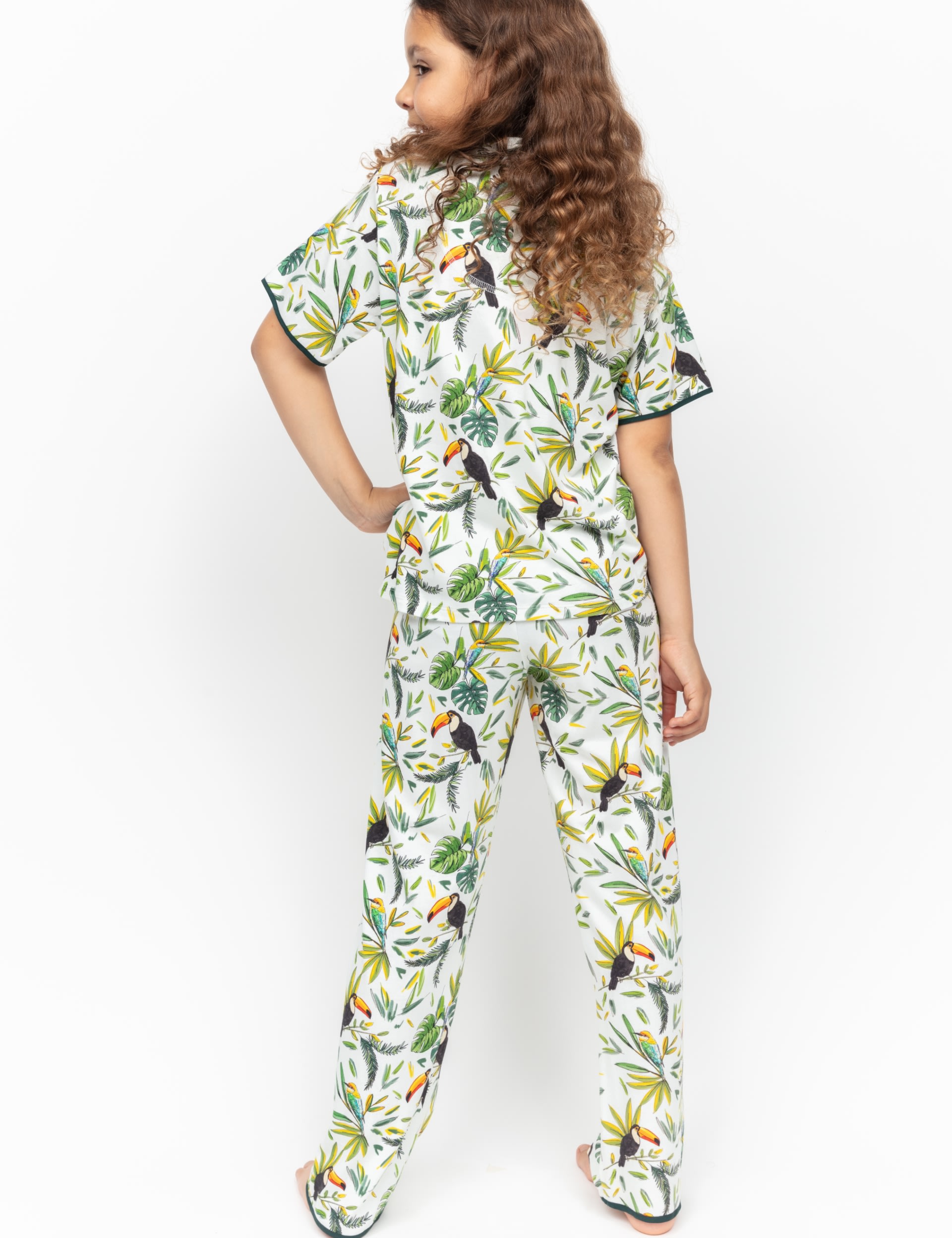 Cotton Blend Toucan Pyjamas (2-13 Yrs) 3 of 4