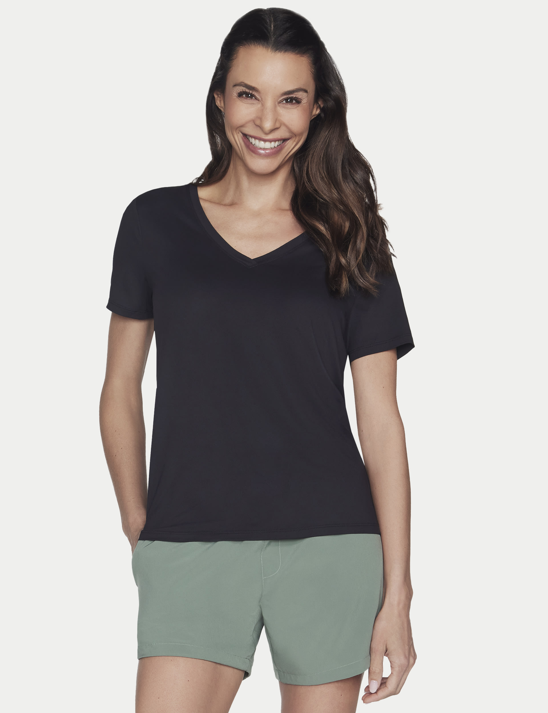 Go Dri Serene V-Neck T-Shirt 1 of 3