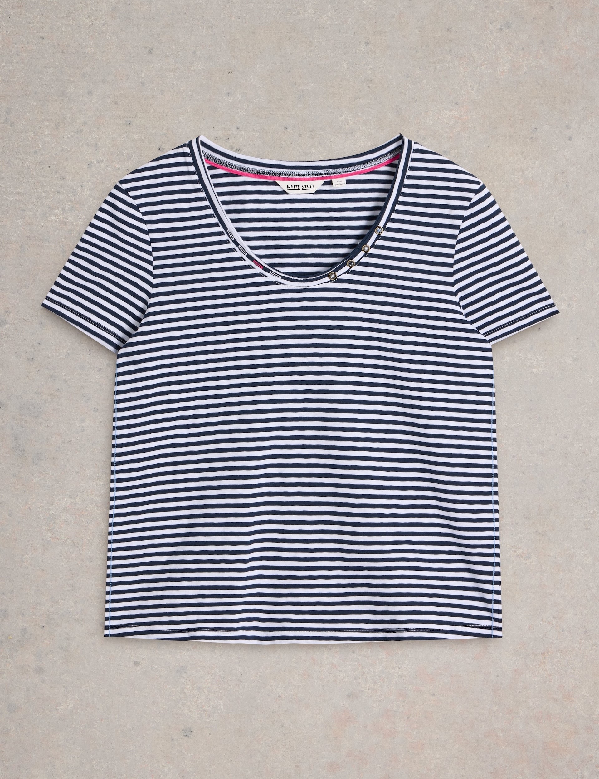 Pure Cotton Striped T-Shirt 2 of 6