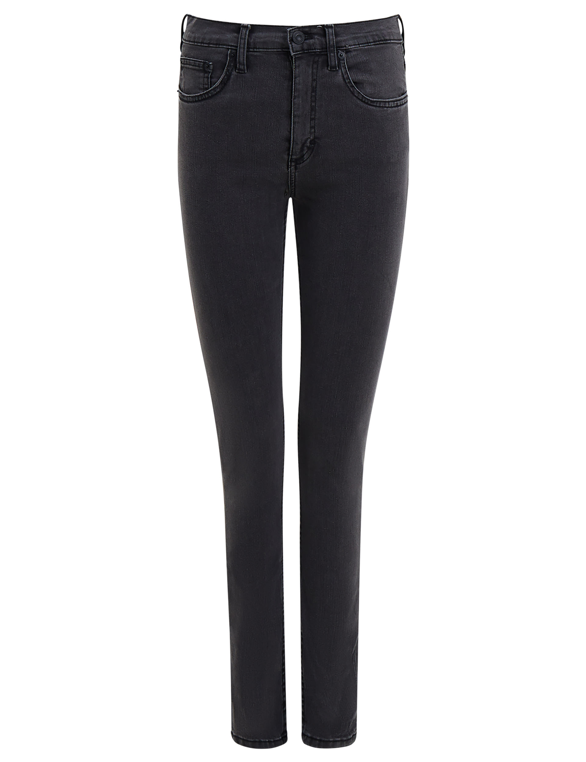 High Waisted Skinny Ankle Grazer Jeans 2 of 3