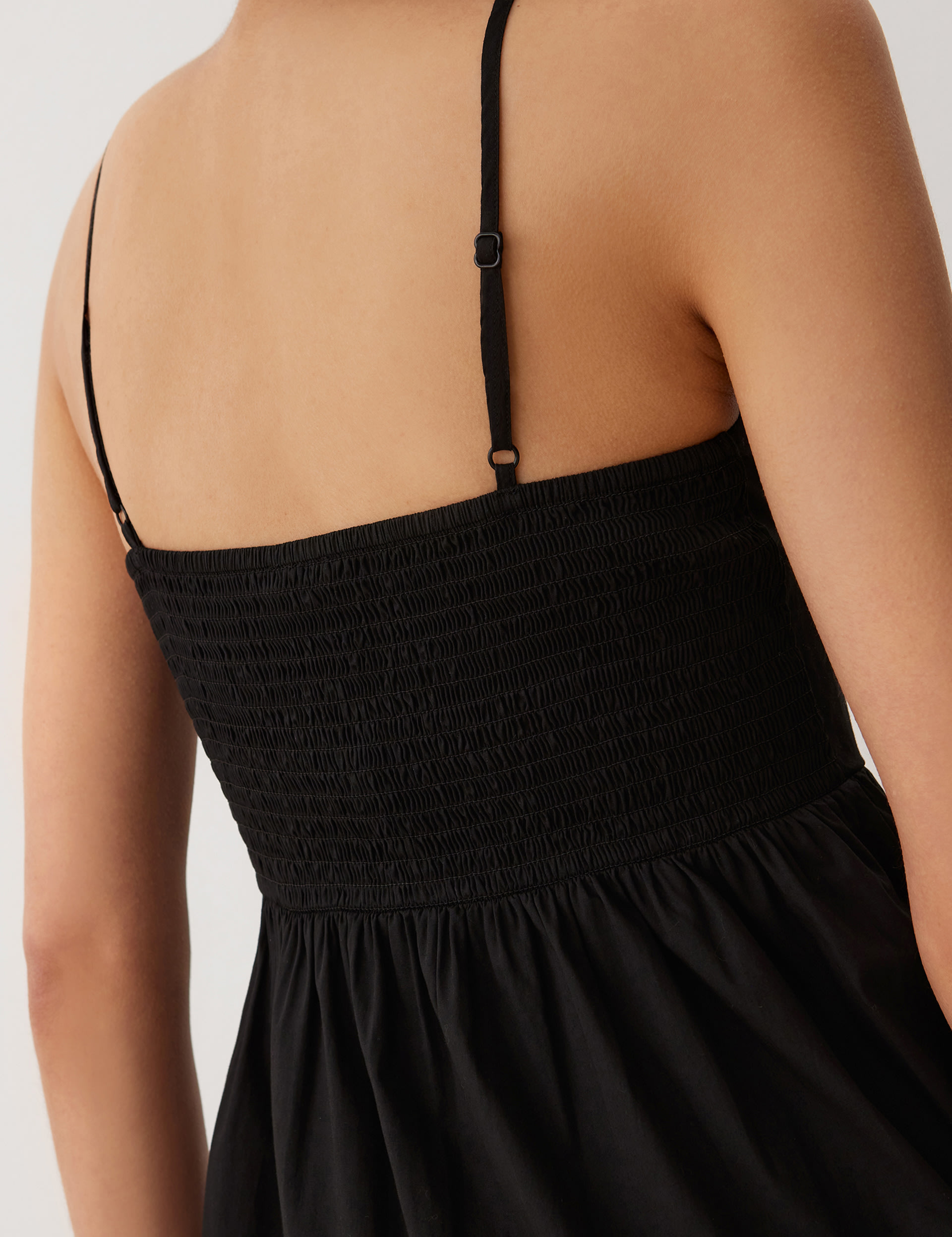 Pure Cotton V-Neck Strappy Tiered Dress 4 of 4