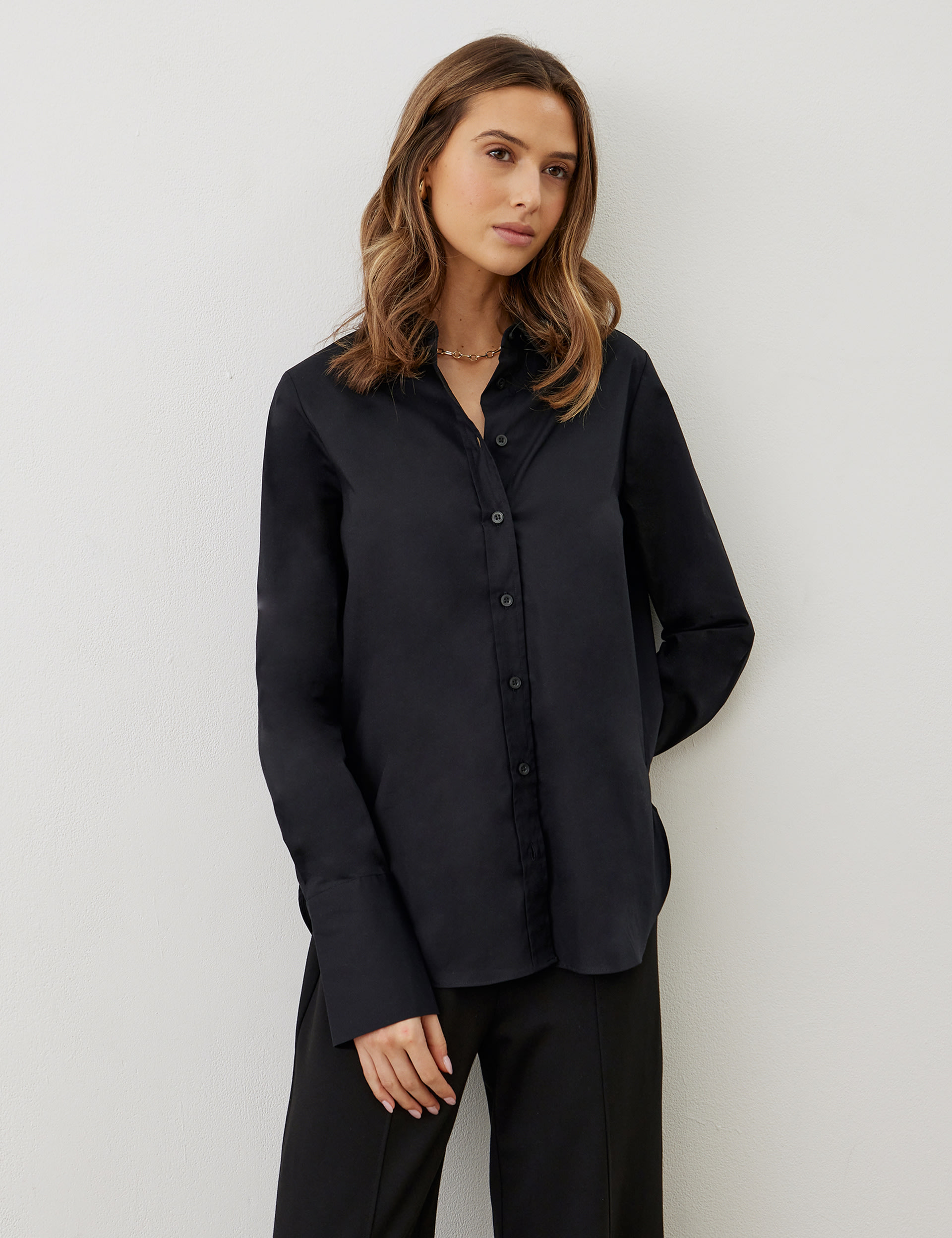 Collared Cotton Shirt main image 1