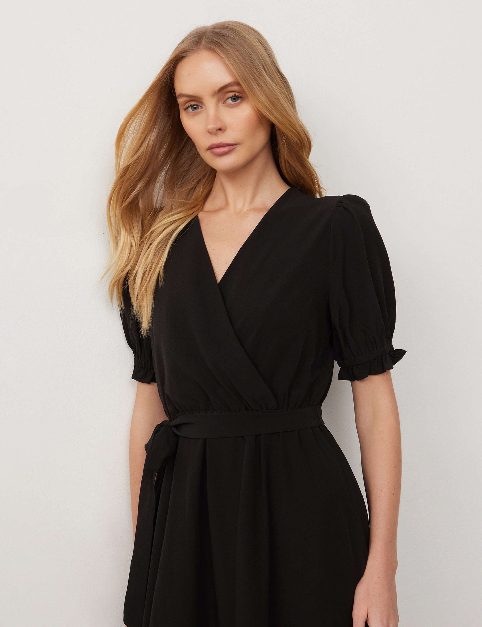 V-Neck Midaxi Wrap Dress | Finery London | M&S