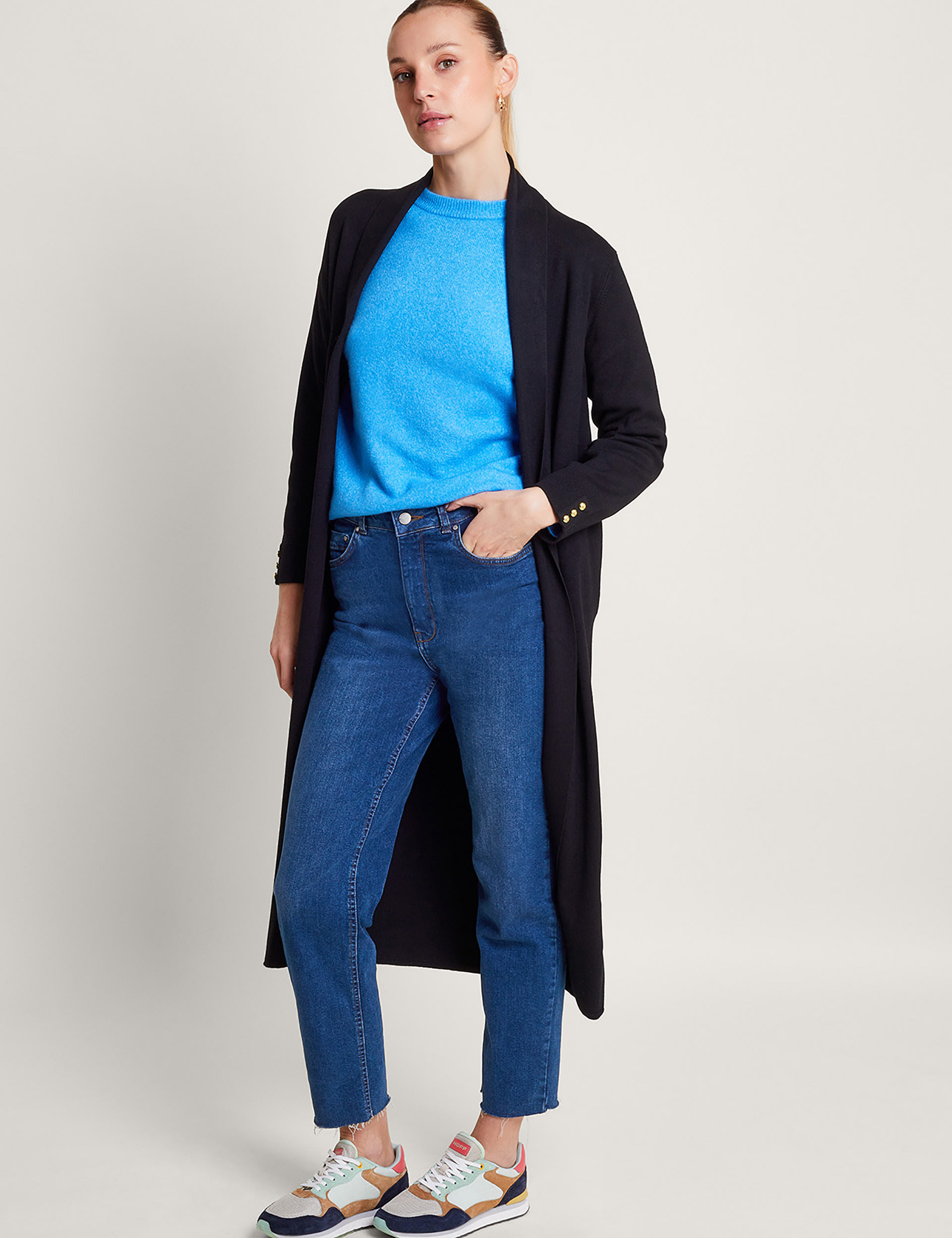 Shawl Collar Longline Coatigan | Monsoon | M&S