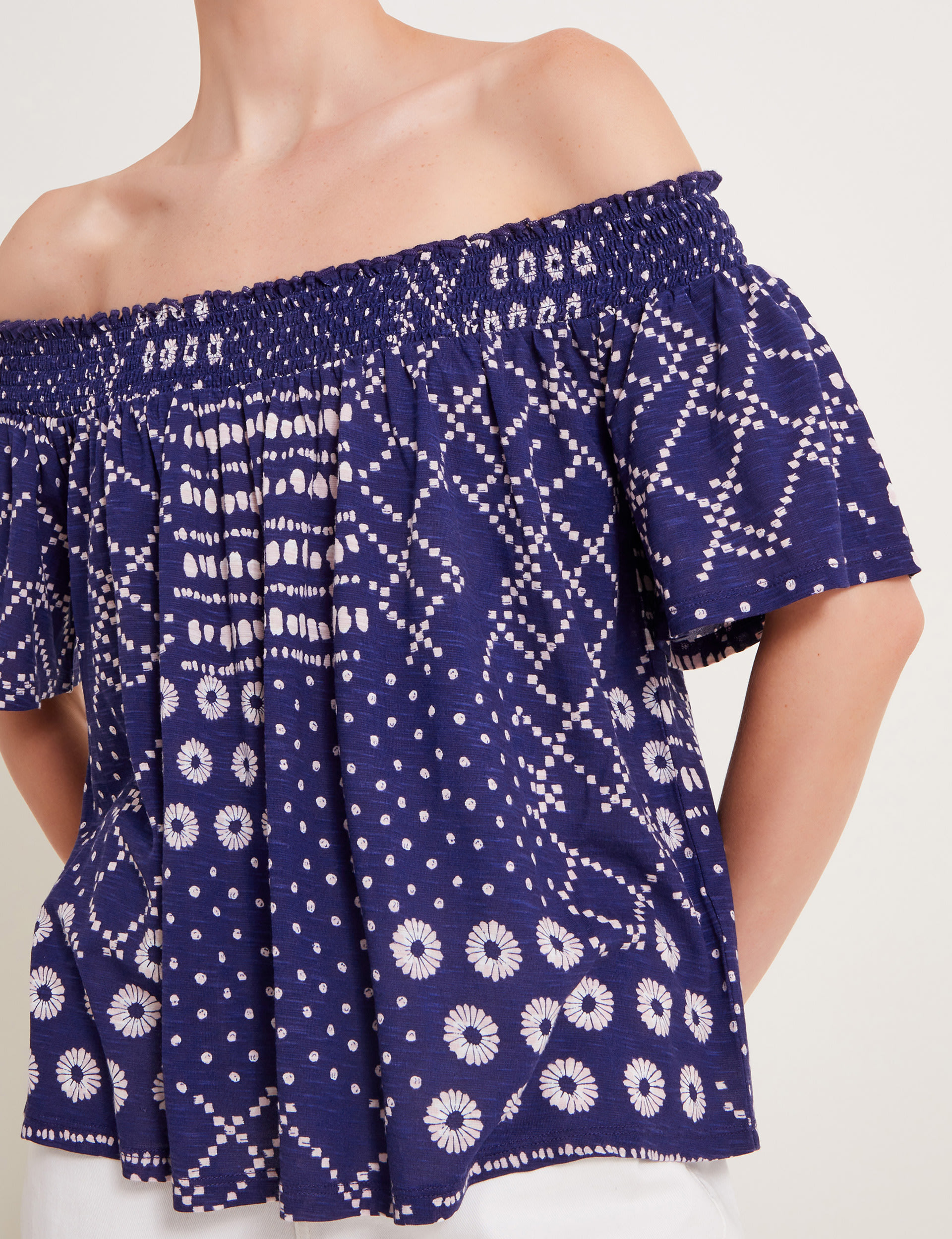 Printed Bardot Top 5 of 5