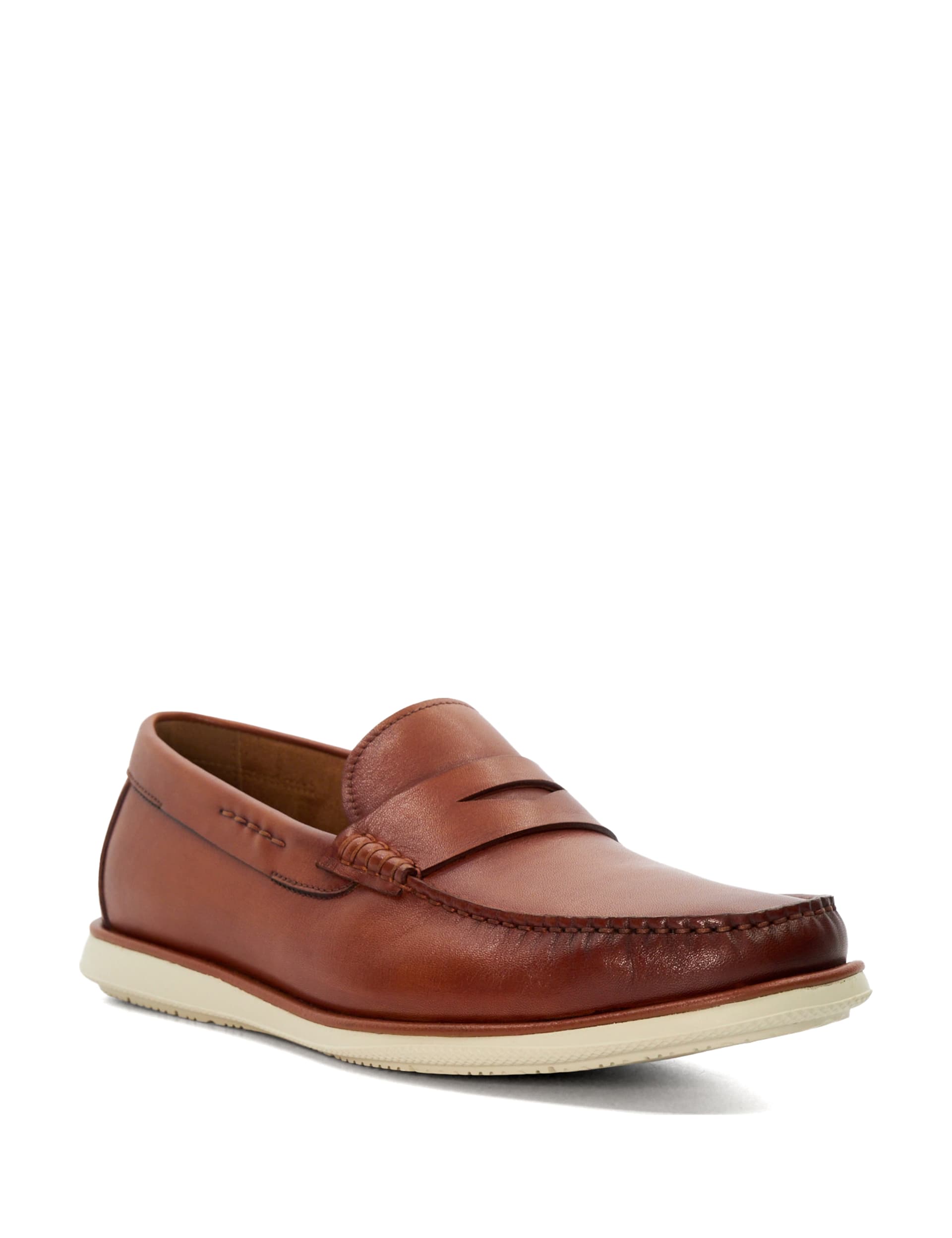 Leather Slip-On Loafers 2 of 6