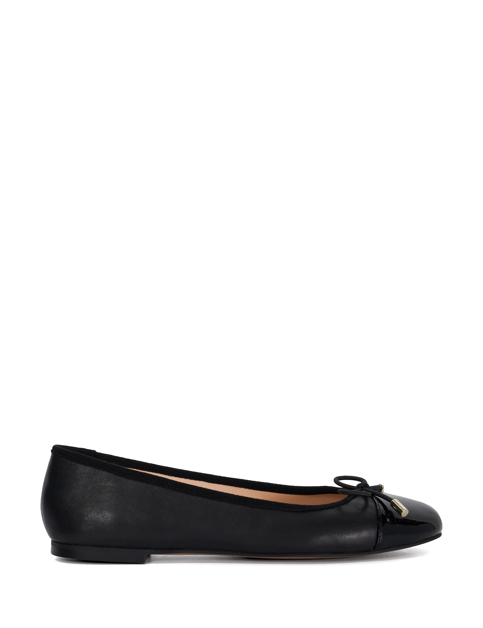 Leather Flat Ballet Pumps 1 of 5