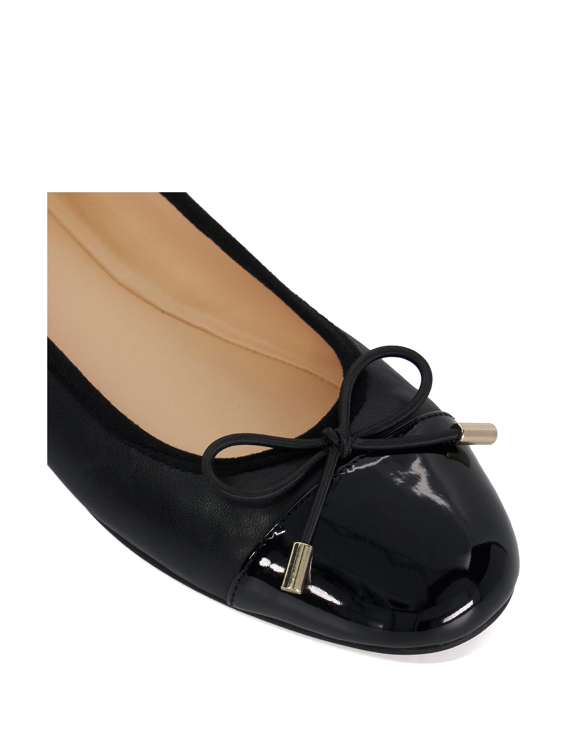 Leather Flat Ballet Pumps 5 of 5