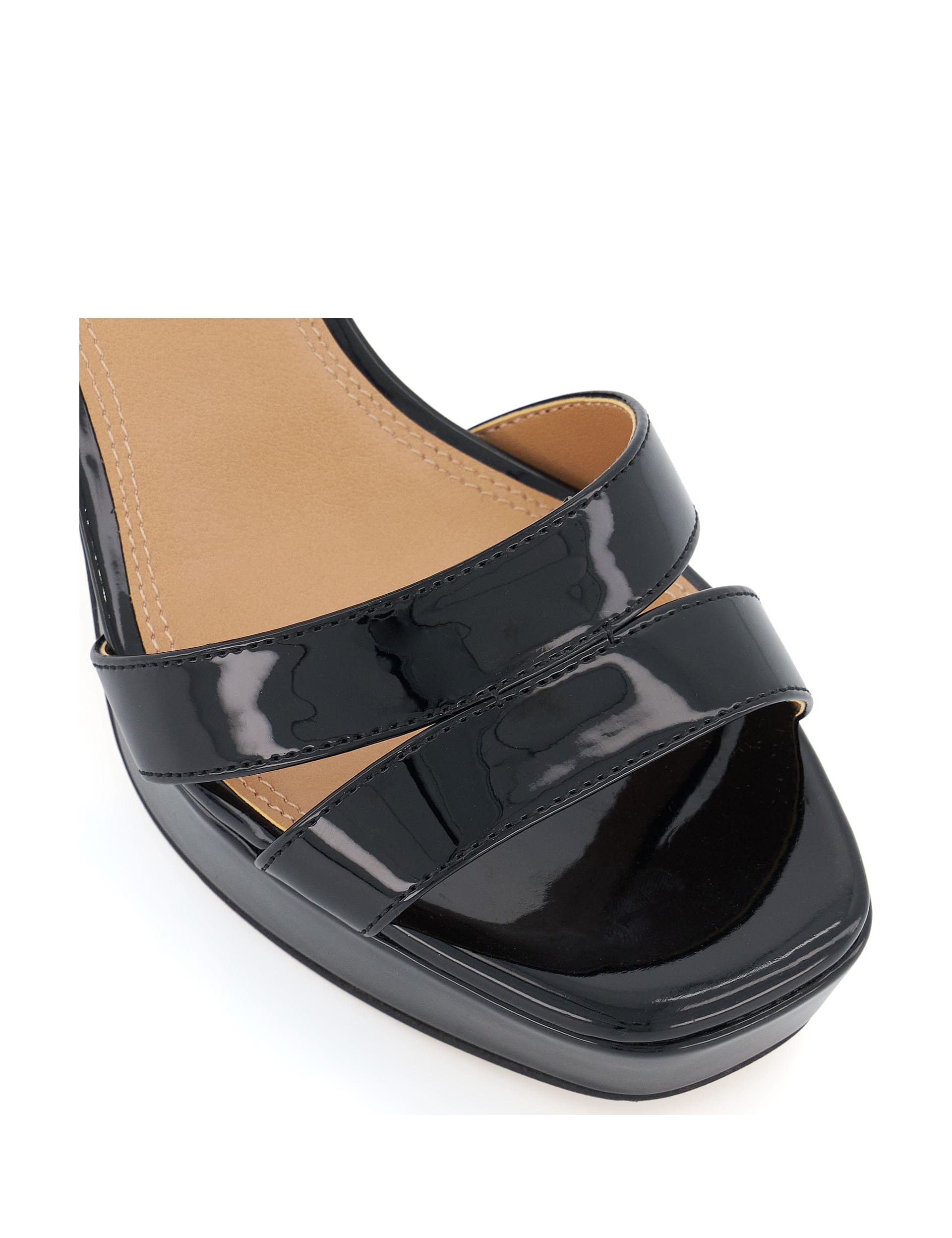 Patent Buckle Ankle Strap Platform Sandals 5 of 5