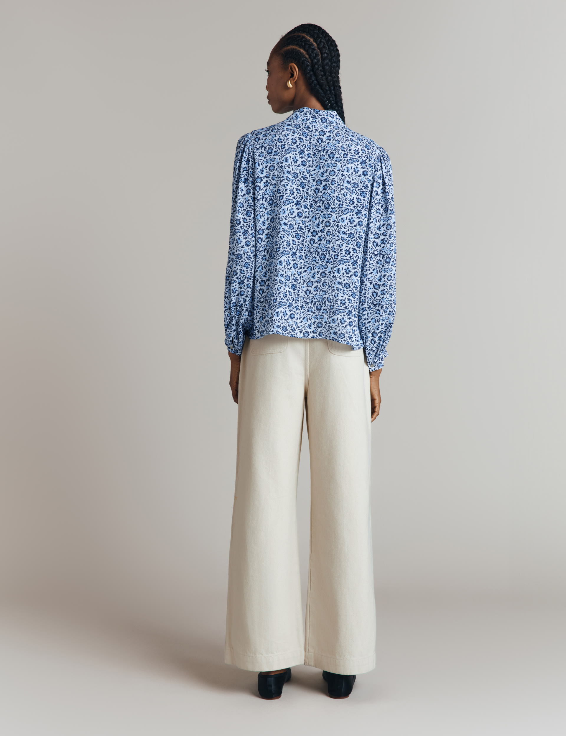 Crepe Floral Blouse Ghost M&S