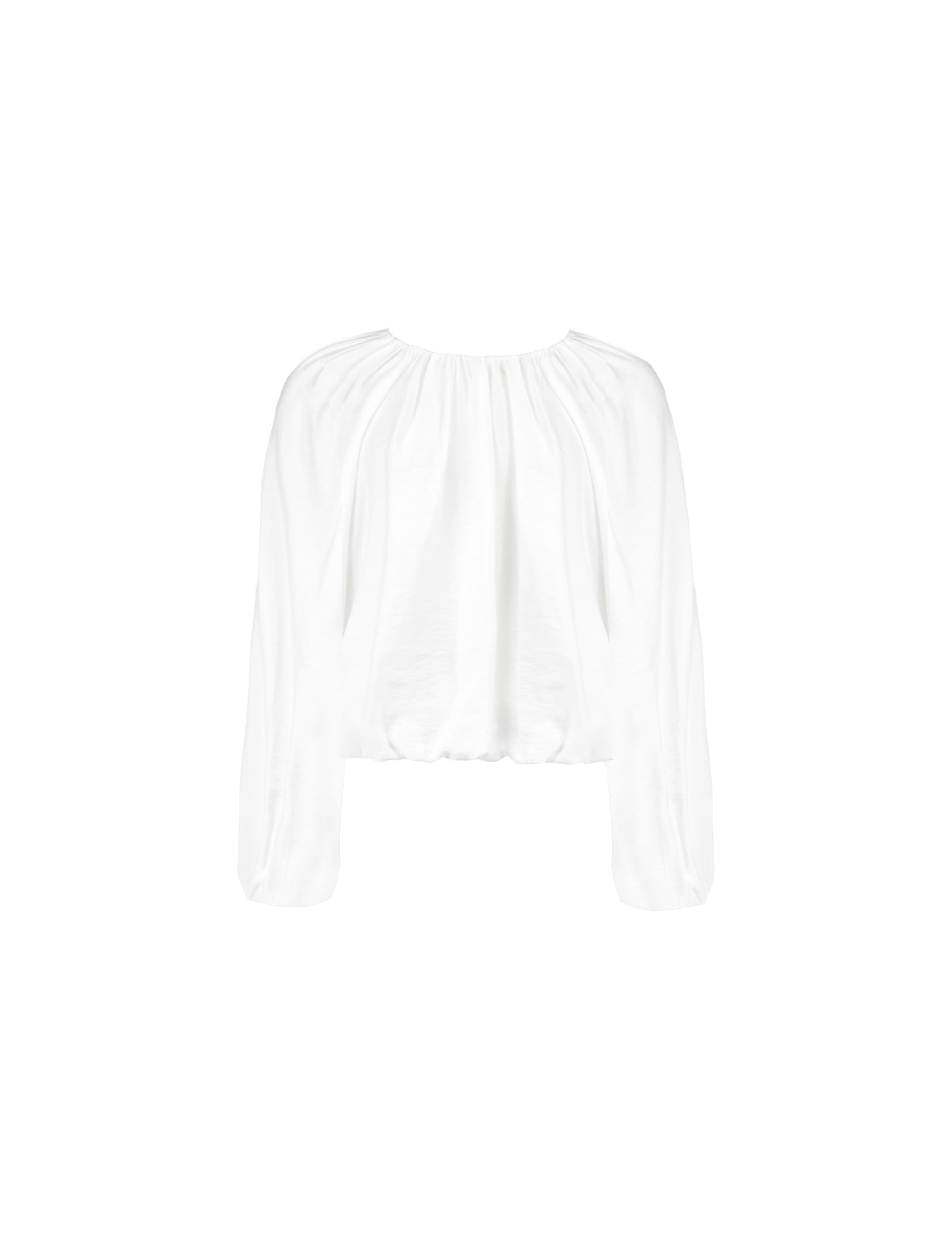 Relaxed Blouson Sleeve Blouse 2 of 4
