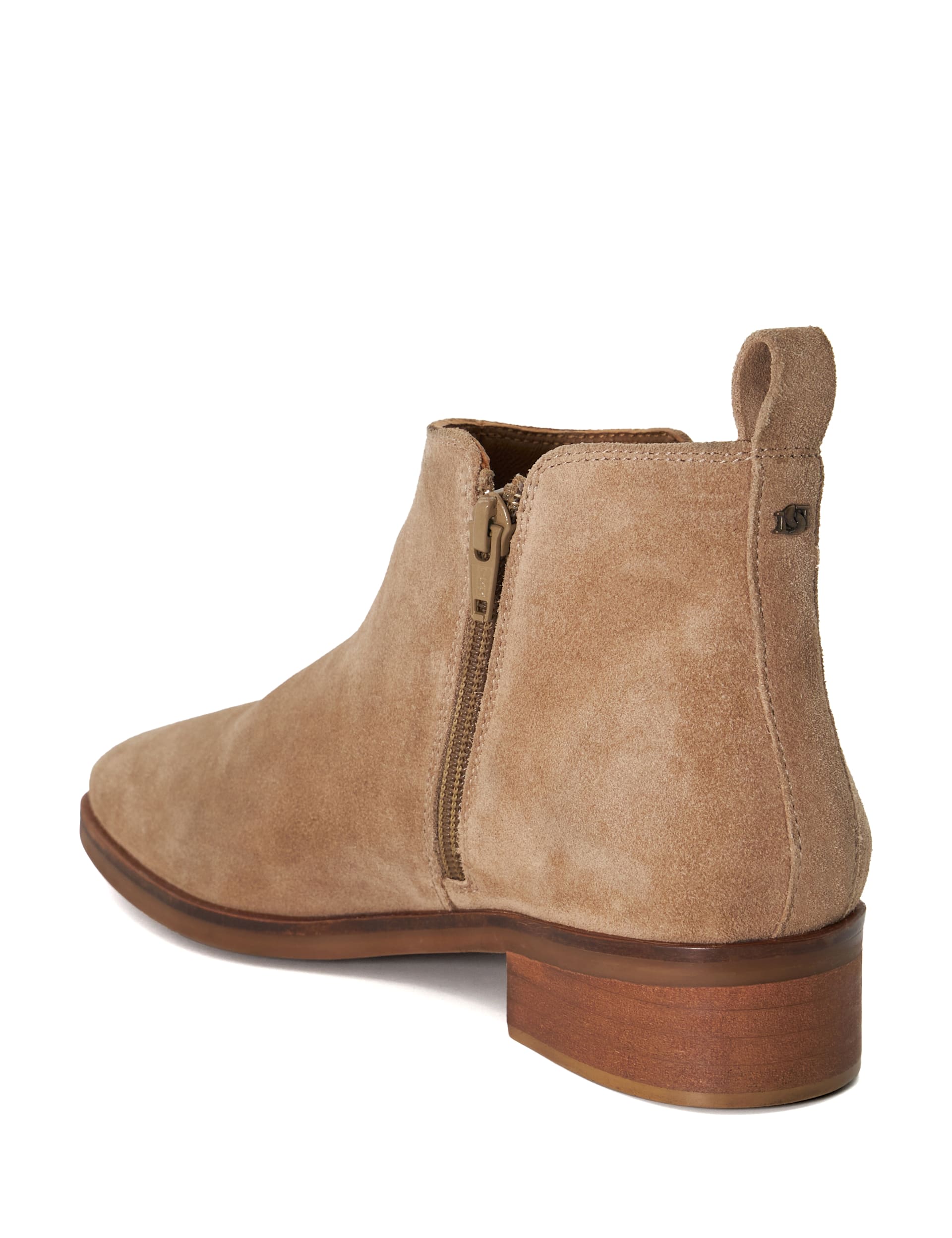 Suede Block Heel Ankle Boots 5 of 6