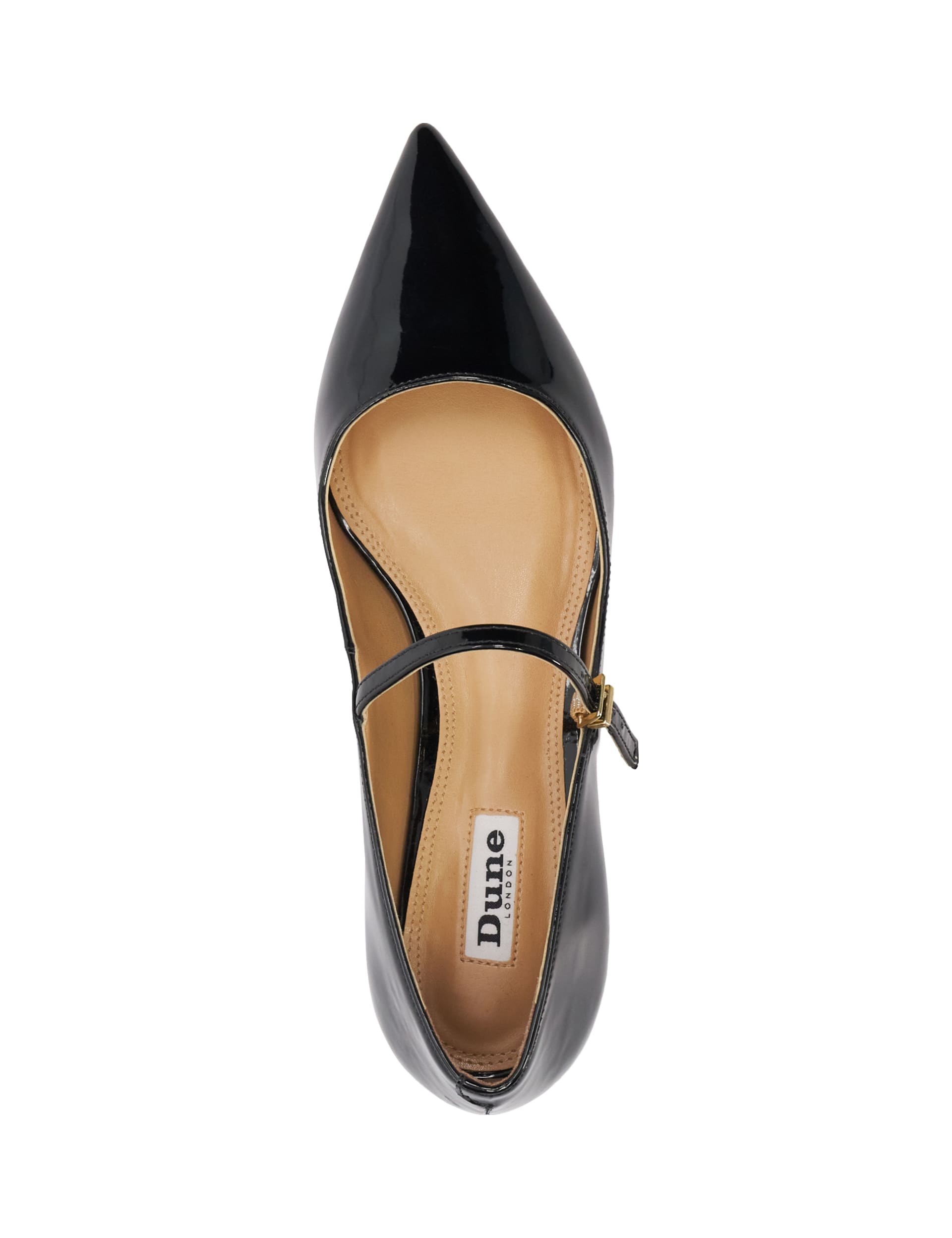 Patent Block Heel Ballet Pumps 4 of 5