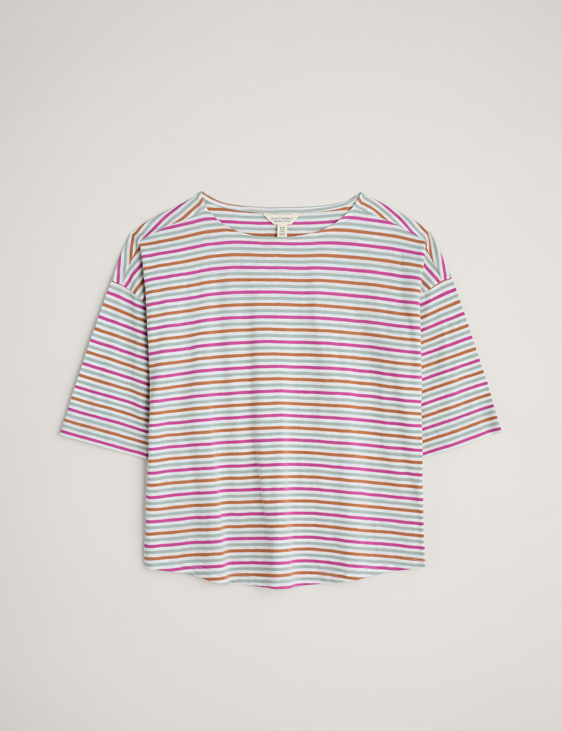 Pure Cotton Striped Top 2 of 5