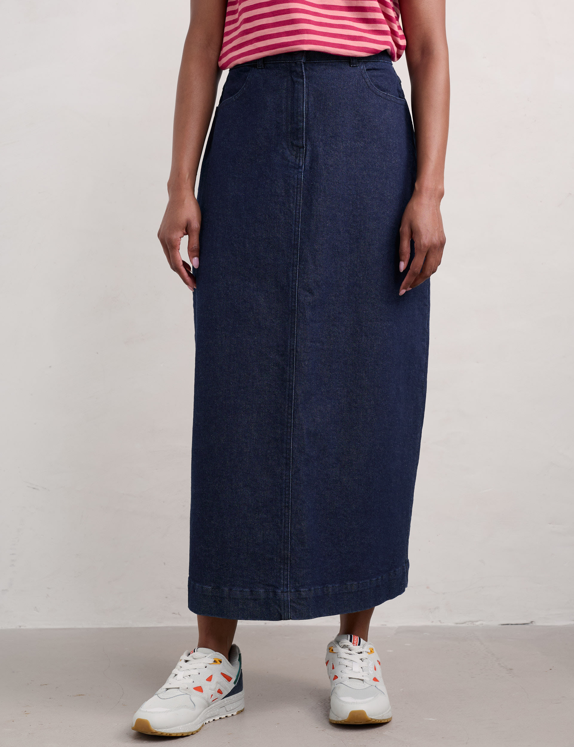 Cotton Rich Denim Midaxi Skirt 3 of 5