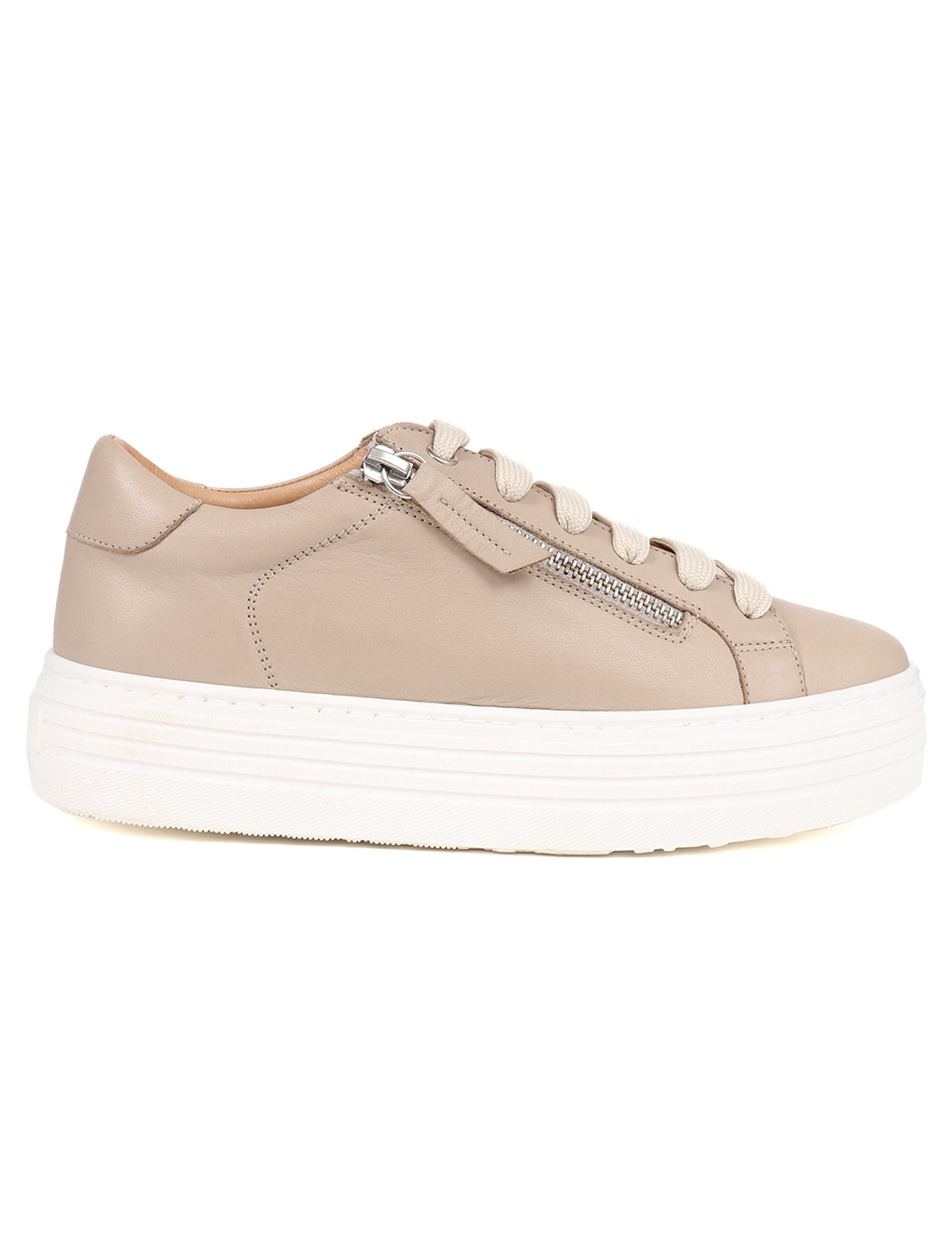 Leather Flatform Trainers 3 of 7