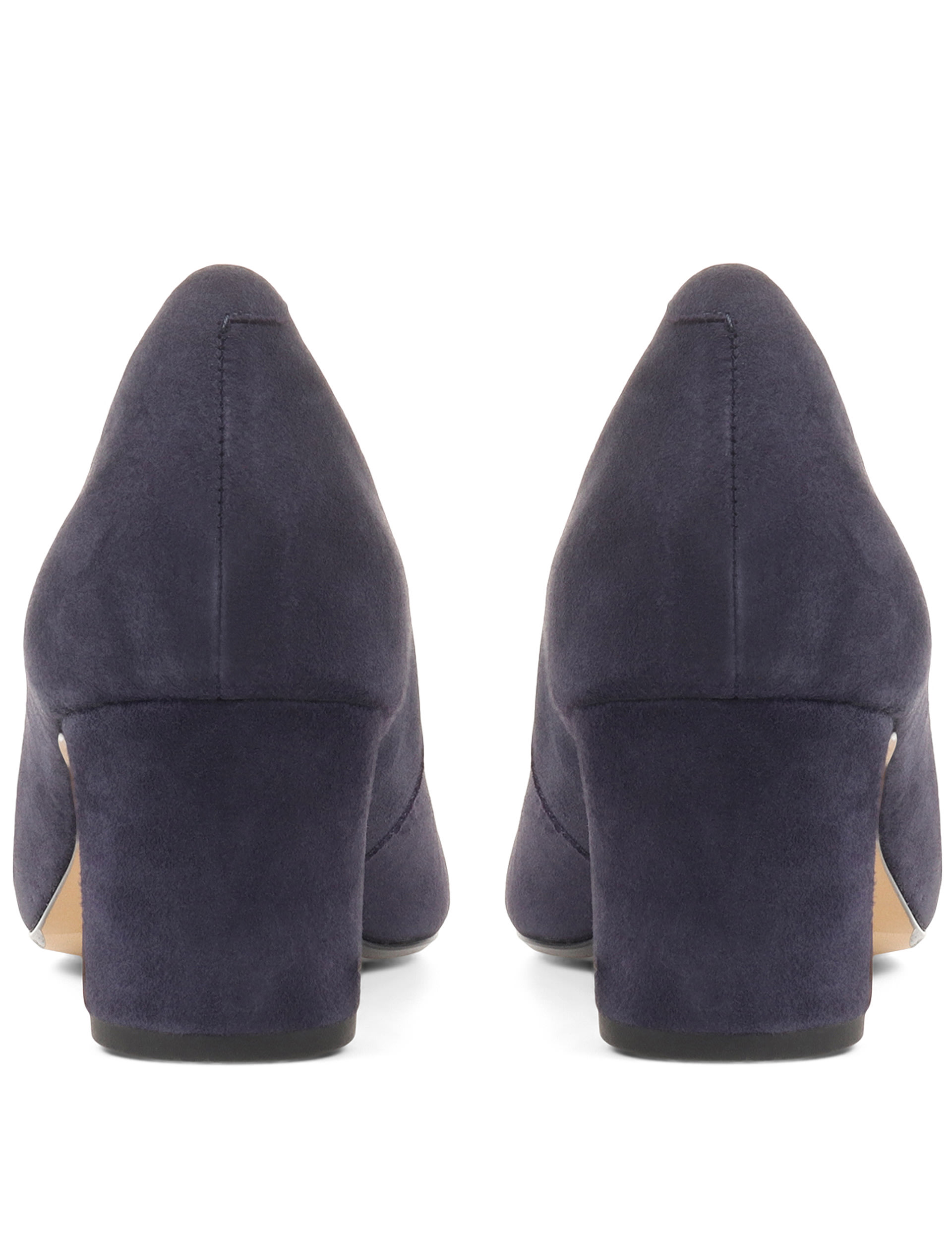 Wide Fit Suede Block Heel Court Shoes 5 of 6