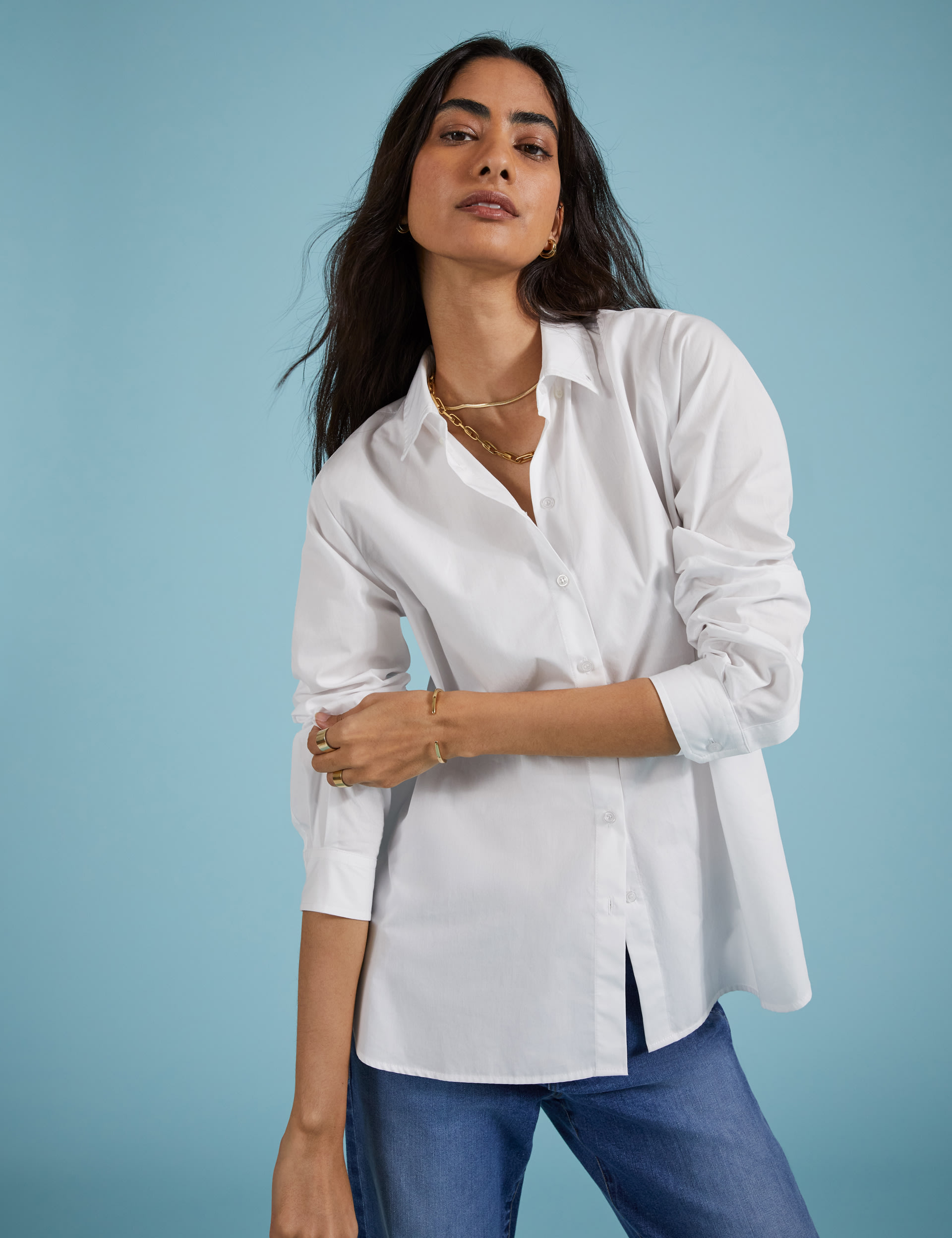 Pure Cotton Button Through Relaxed Shirt 2 of 4