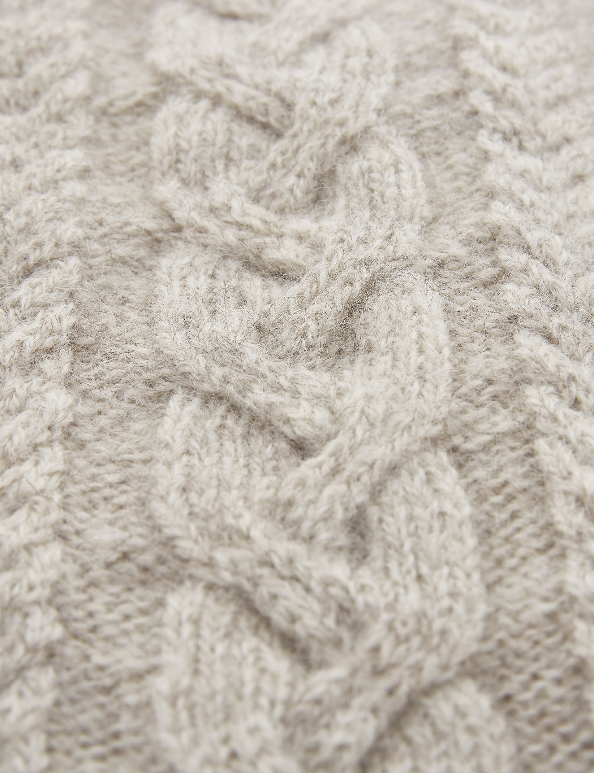 Pure Wool Cable Knit Zip Up Cardigan 10 of 11