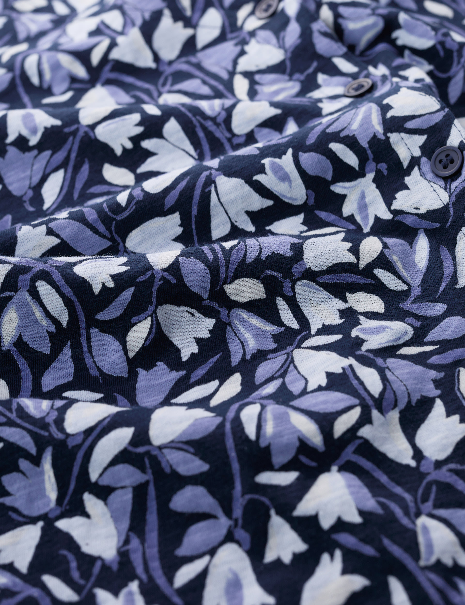 Pure Cotton Floral V-Neck Relaxed Top | Seasalt Cornwall | M&S