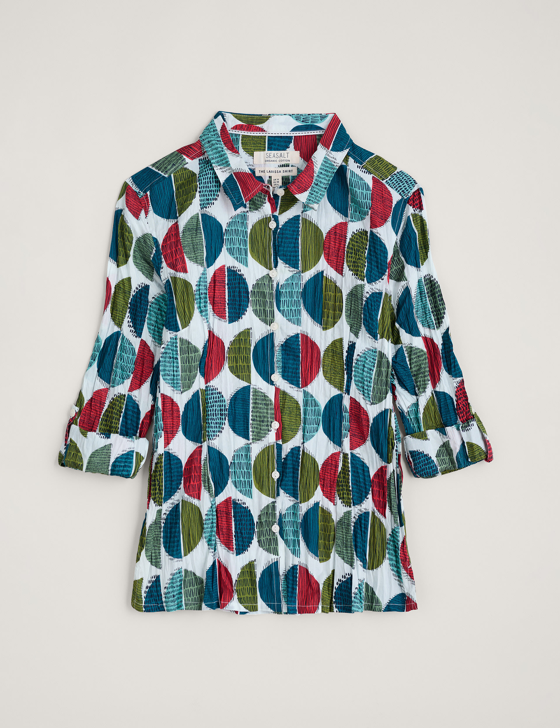 Pure Cotton Geometric Shirt 2 of 5