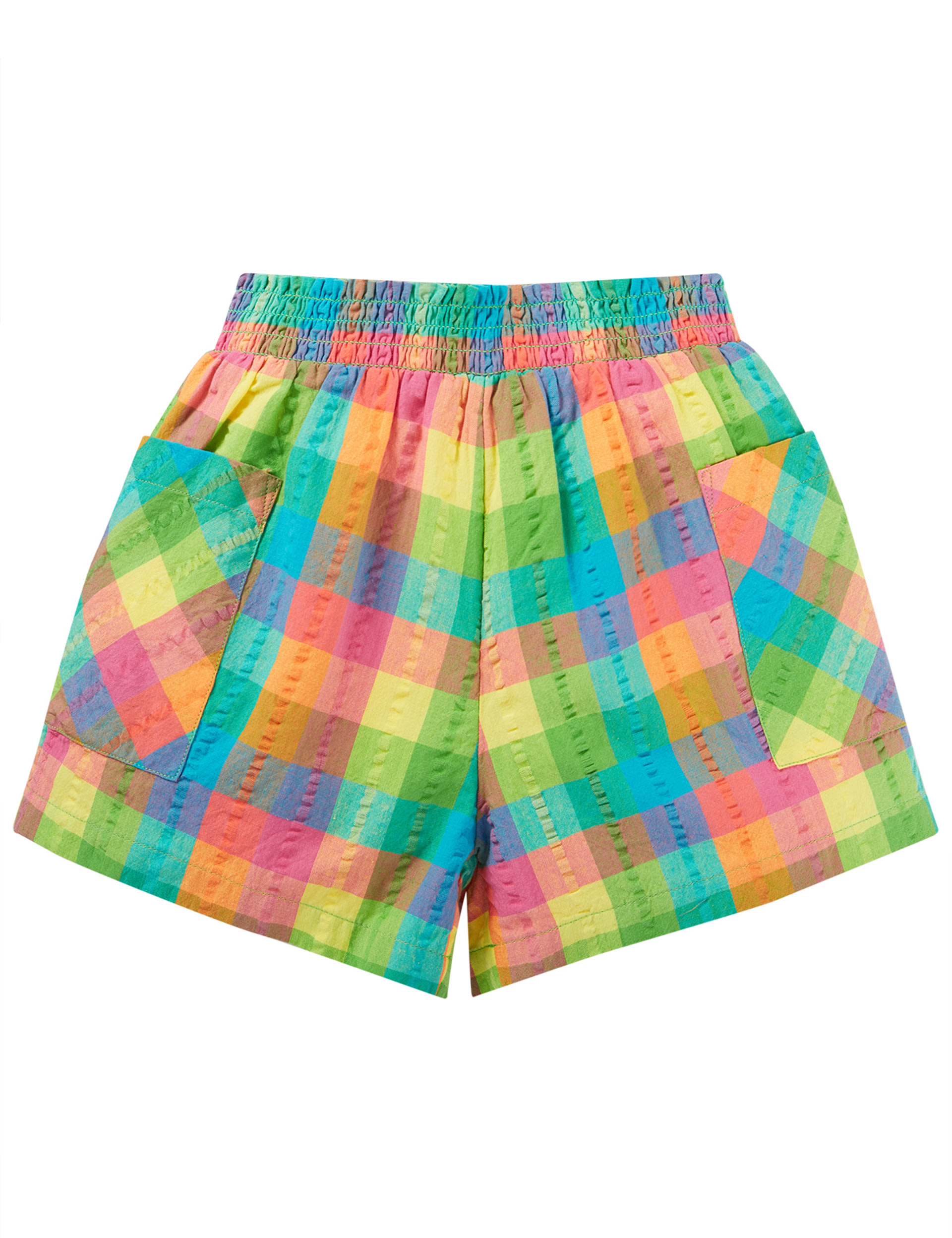 Organic Cotton Checked Shorts (0-10 Yrs) 1 of 3